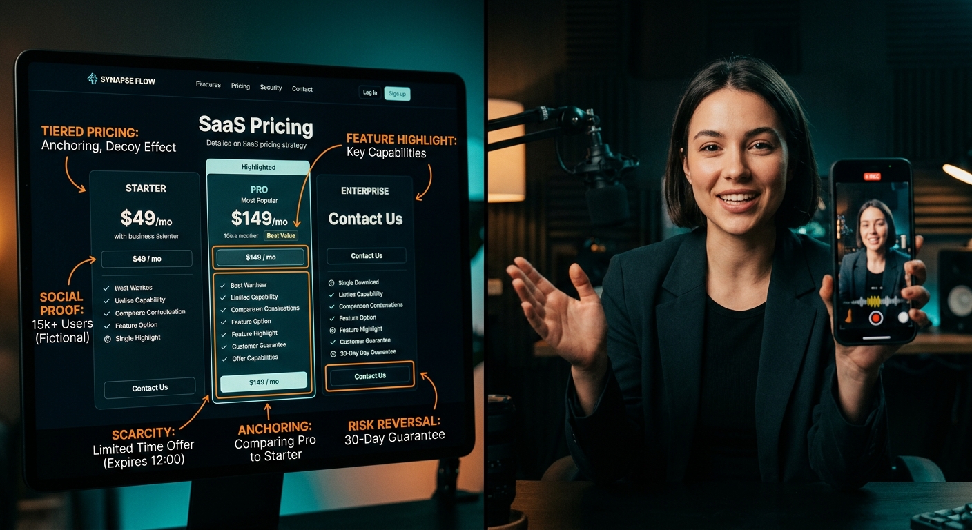 Turn Any SaaS Pricing Page Into Viral Video Content in 4 Minutes